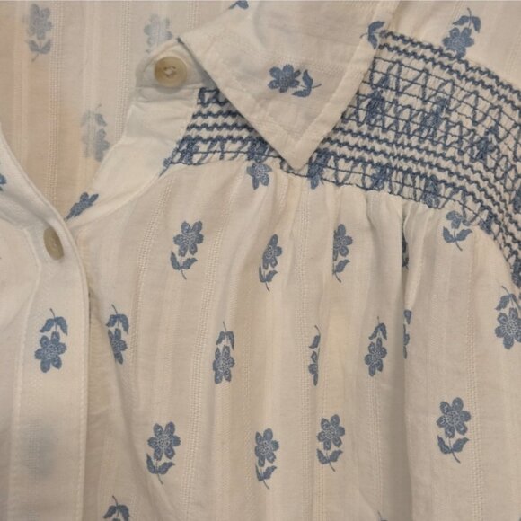 NWT Women's Sonoma Goods for Life Femme Button Through Shirt, Size: XL, Natural - Picture 4 of 6